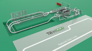 Visualization 3D explanatory video gas meter - Second system is visually indicated